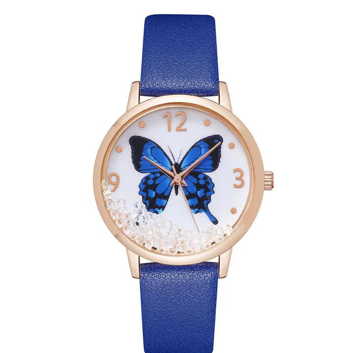 Rhinestone Butterfly Watch