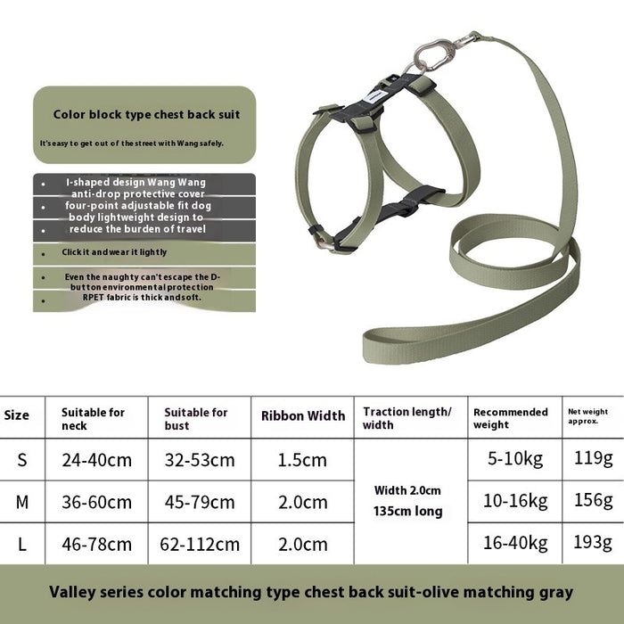 Pet Harness I Shaped