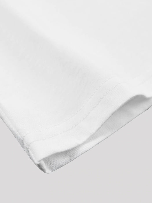 White Printed T-Shirt