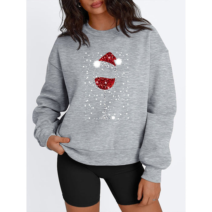 Printed Christmas Sweatshirt