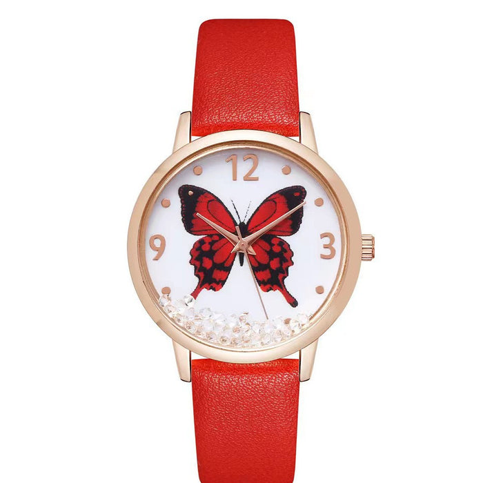 Rhinestone Butterfly Watch