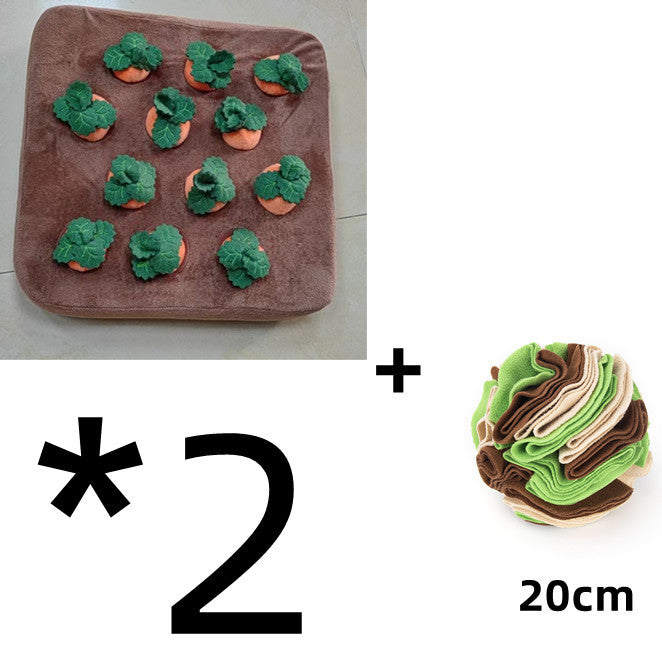 Pet Dog Toys Carrot Plush Toy Vegetable Chew Toy For Dogs Snuffle Mat