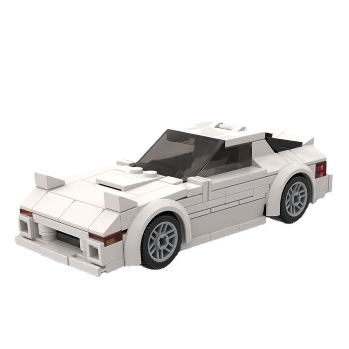 Building Blocks Toy Car Racing Model