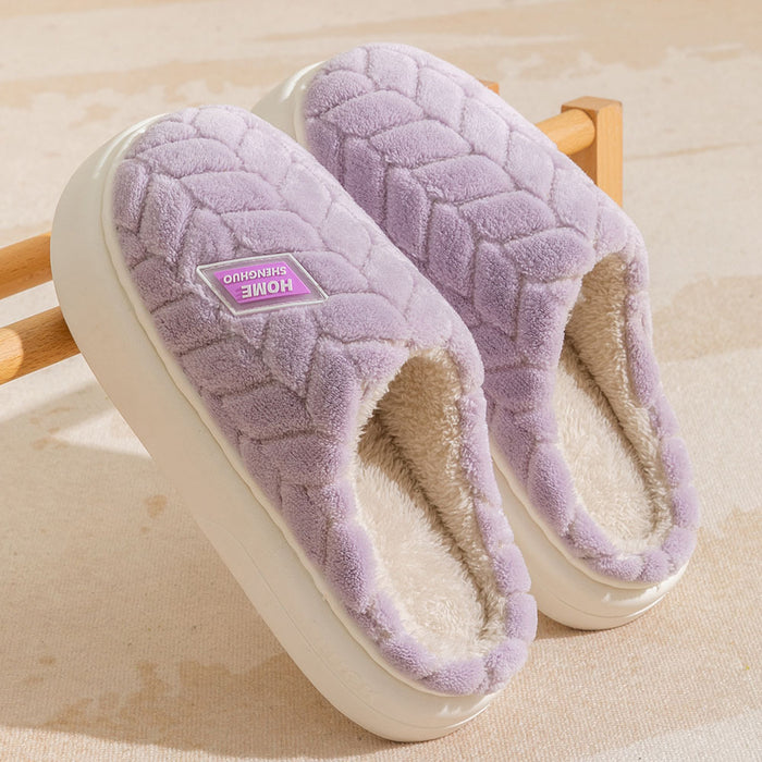 Plush Slippers For Women Men