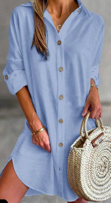 Button-Down Shirt Dress
