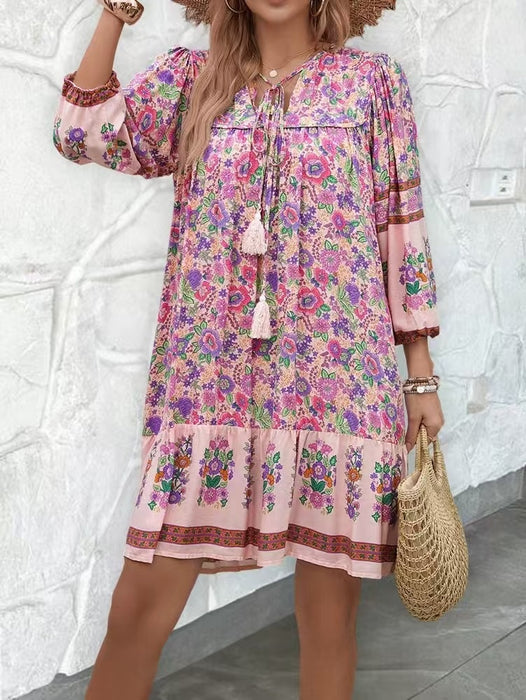 Full Printed Dress