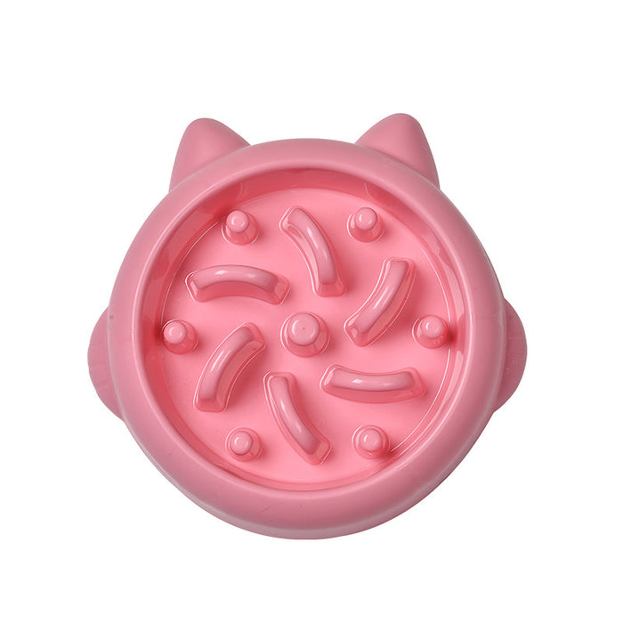 Pet Dog Cat Slow Feeder Bowls