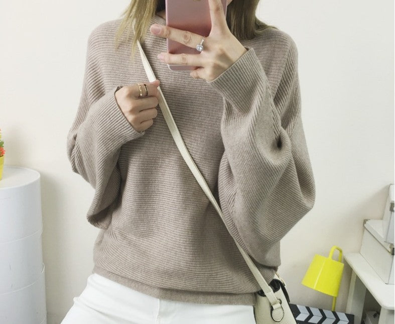Solid Color Sweater