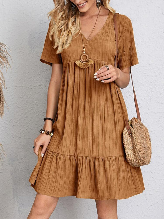 Loose Ruffled Dress
