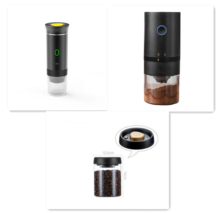 Electric Grinder Coffee Travel Handy 3 In1 Espresso Portable Coffee Maker