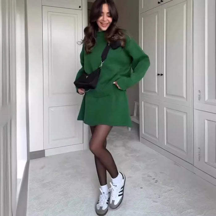 Sweater & Skirt Outfit