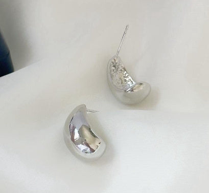 Metal Water Drop Earrings