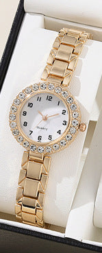 Diamond Quartz Watch
