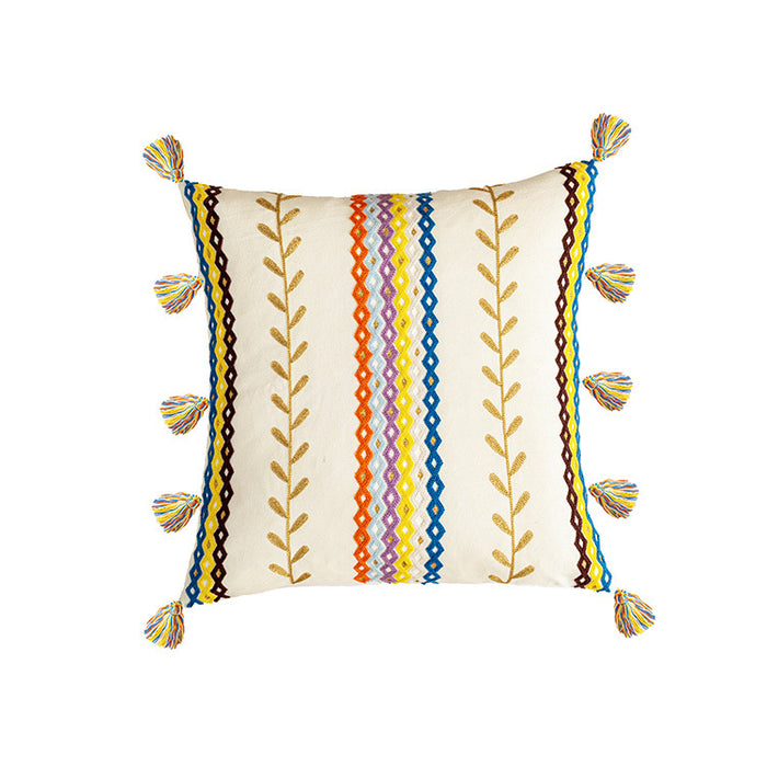 Moroccan Fringed Pillowcase