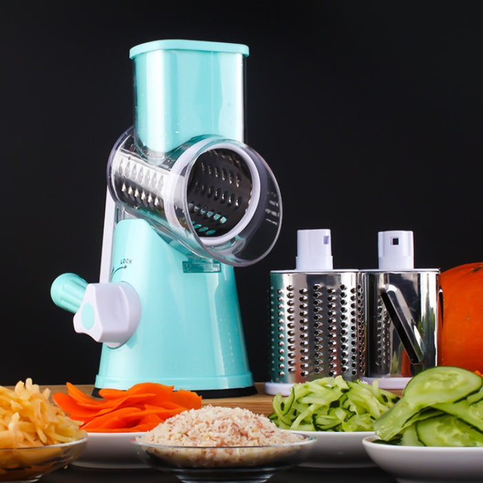 Manual Multifunctional Round Vegetable Cutter Slicer