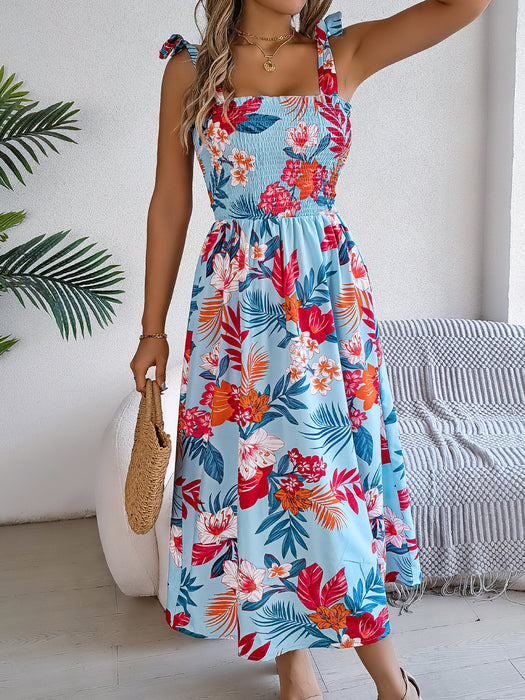 Flowers Print Dress