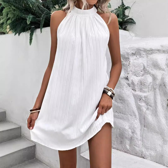 Mid-length Pleated Dress
