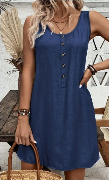 Button-Up Dress