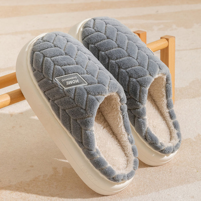 Plush Slippers For Women Men