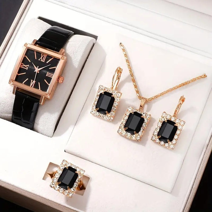 Quartz Watch 4-piece Set