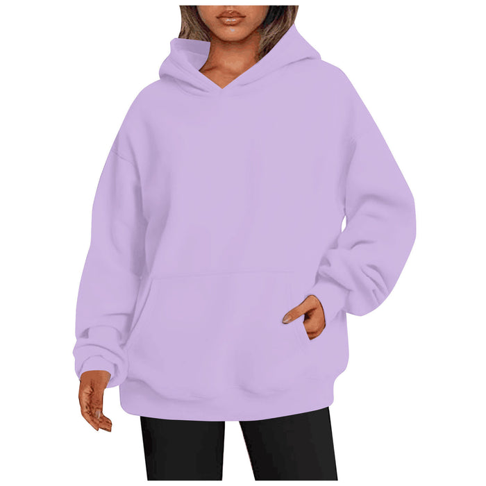 Solid Sweatshirt Oversized