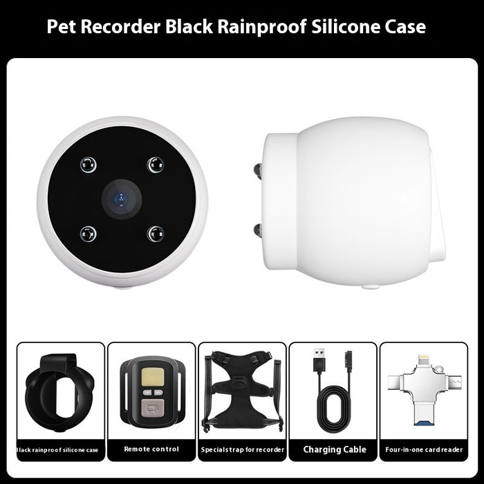 HD Cat Collar Camera - Pet Tracker, GPS, Motion Recorder, Action Cam
