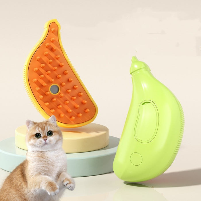 3 In 1 Pet Steam Brush Cat Dog Cleaning & Grooming Steamy Spray