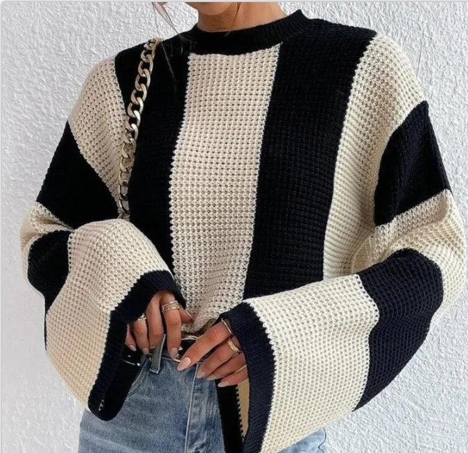 Striped Knitted Sweater