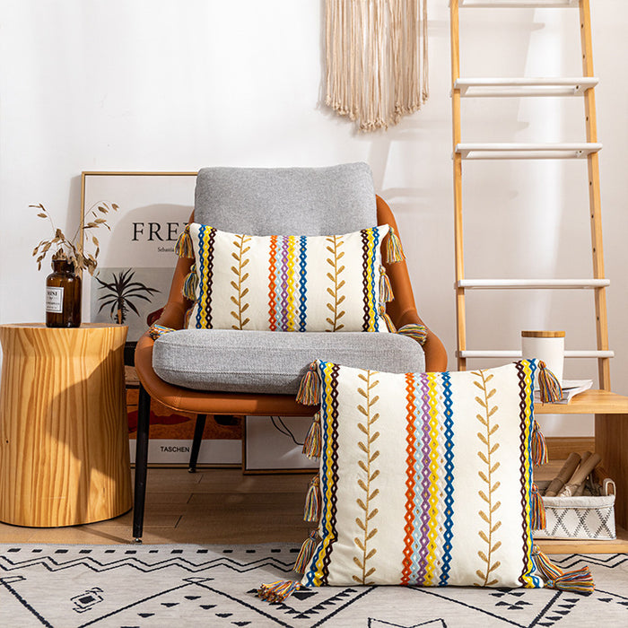 Moroccan Fringed Pillowcase