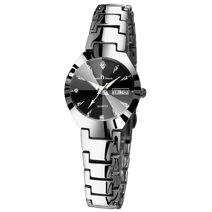 Luminous quartz watch