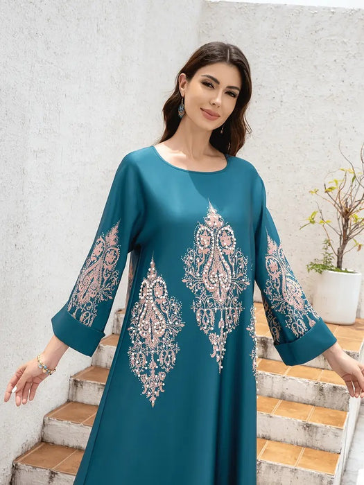 Flower Long Robe