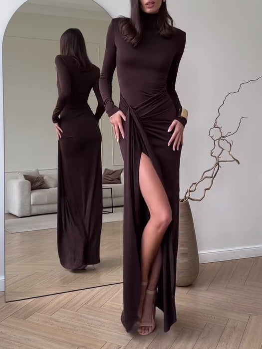 Slit Maxi Dress