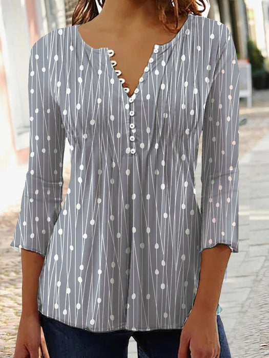V-neck Blouse