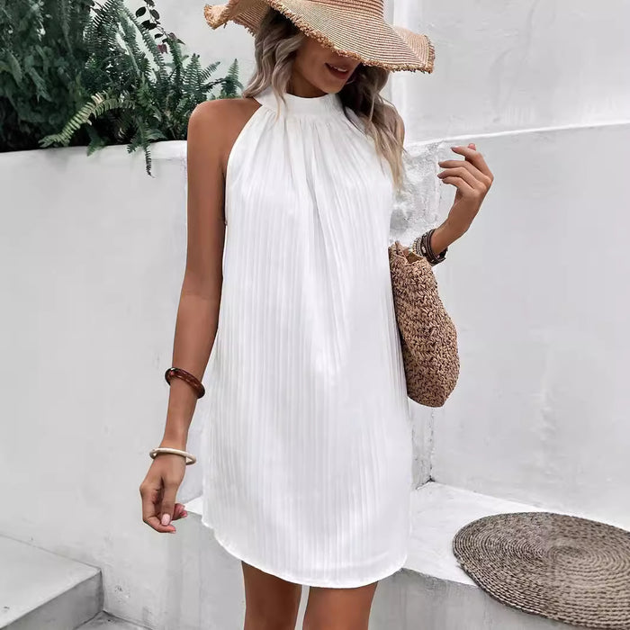 Mid-length Pleated Dress