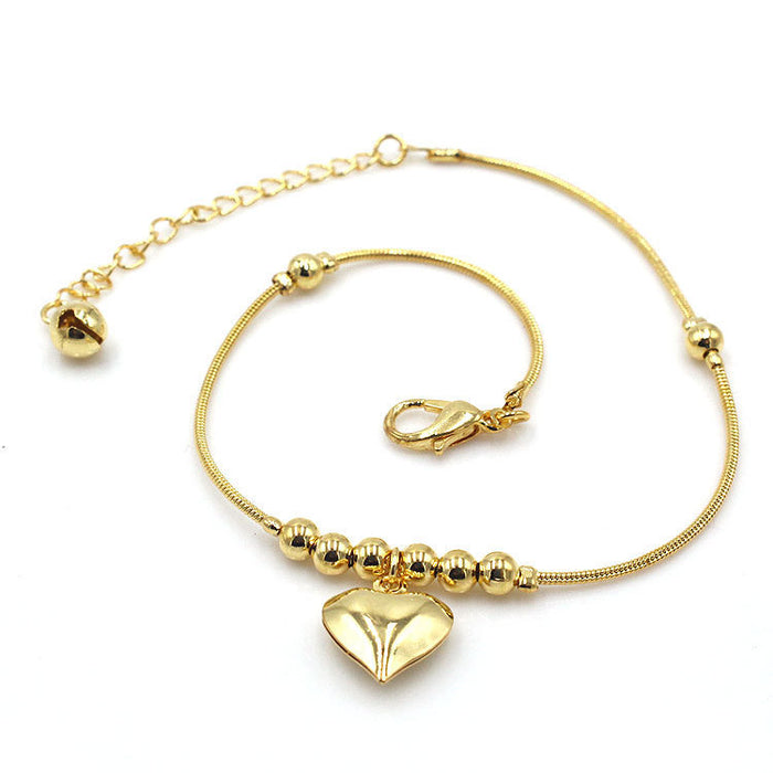 Heart Pendant Anklet