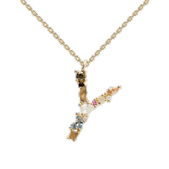 English Letter Necklace
