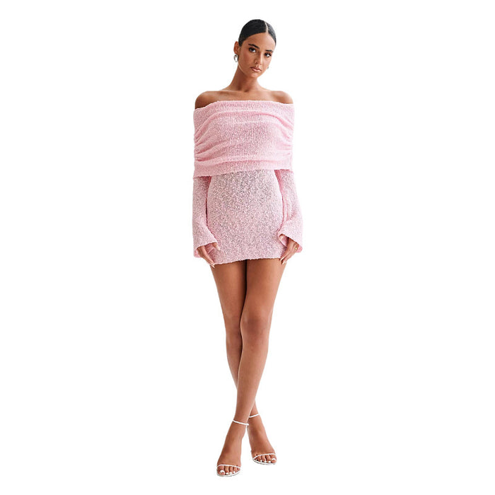 Fuzzy Chic Mini Dress
