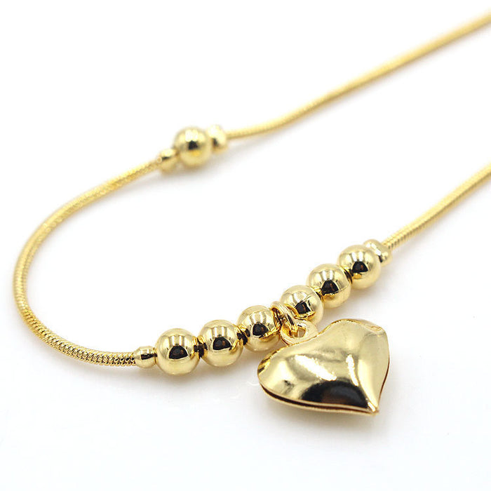 Heart Pendant Anklet