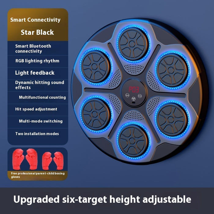 Music Boxing Machine Household With RGB Light Bluetooth-compatible Adults Mode