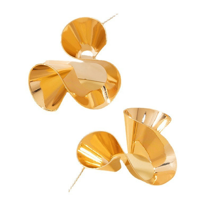 Ruffled Skirt Earrings